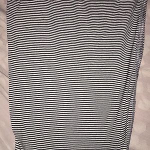 Striped workout capris